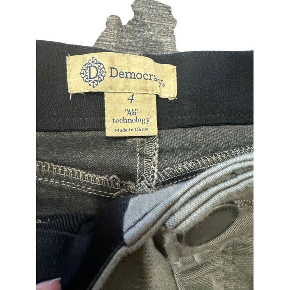 Democracy AB Technology Women's Casual Zipper Pocket Skinny Ankle Sz 4 - Picture 2 of 8